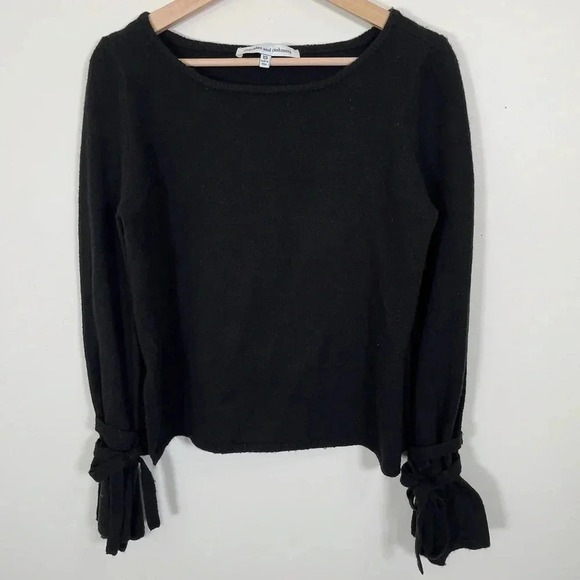 cupcakes & cashmere Sweaters - Cupcakes  And Cashmere Bowtie Sleeves Sweater